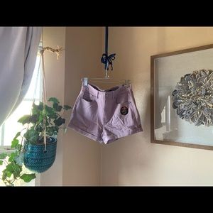 High Waisted Midi Shorts